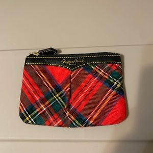 Dooney & Bourke Tartan Coin Purse / Small Wallet